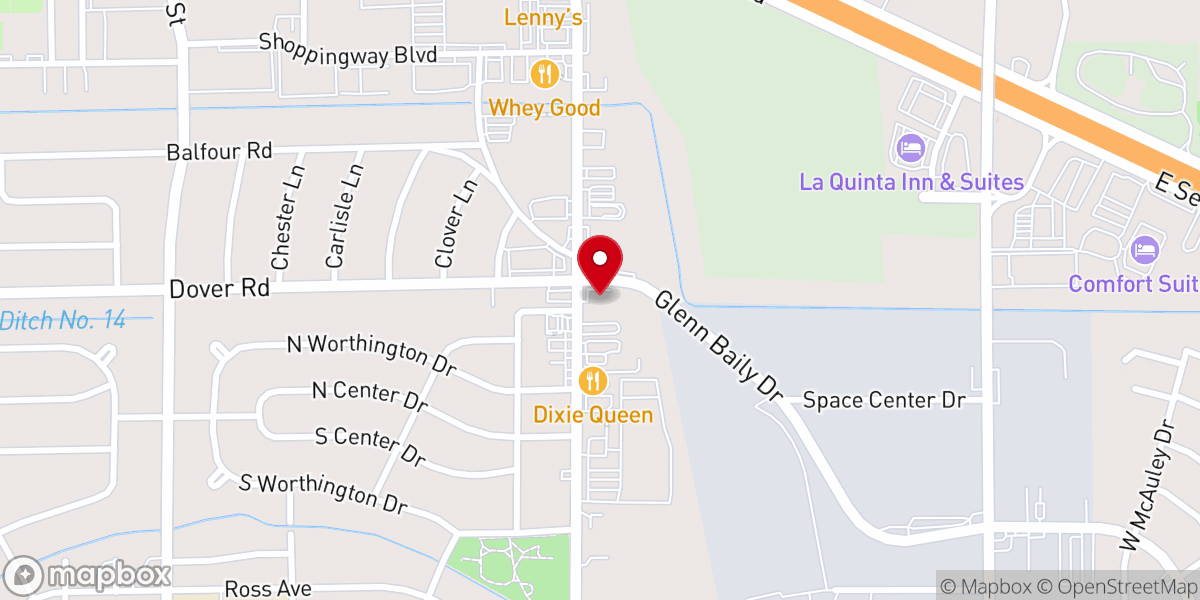 Map showing location of Grace Baptist Church-West Memphis