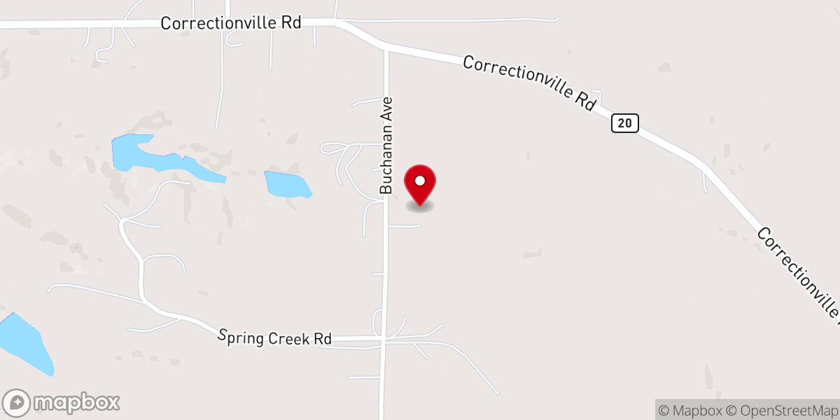 Map showing location of Word of Life Church