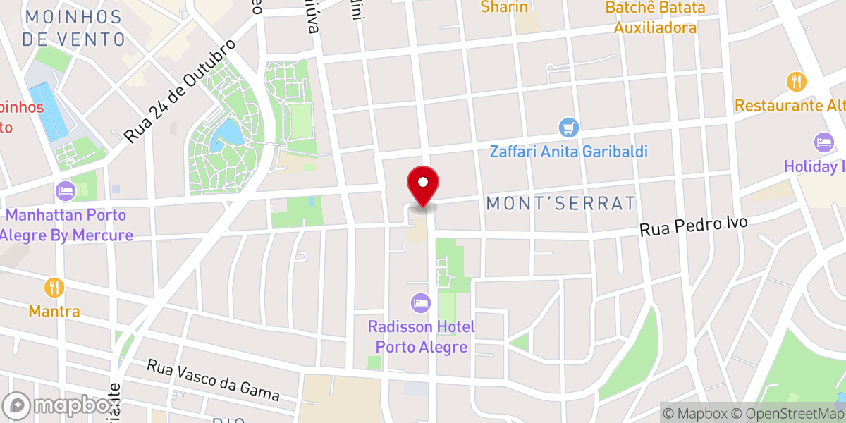 Map showing location of Paróquia São Manoel