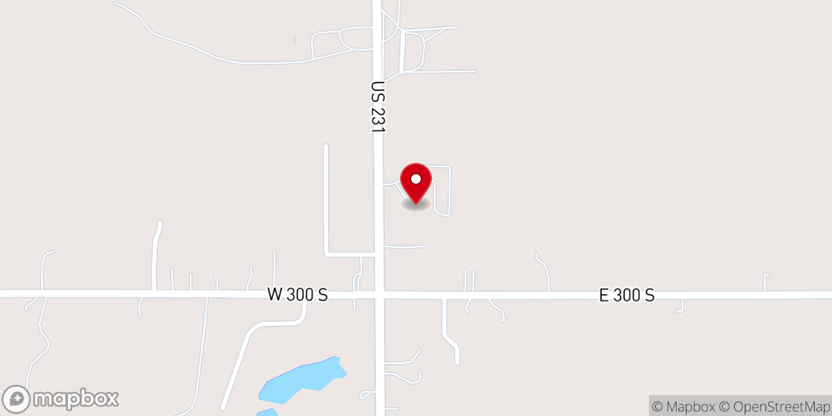 Map showing location of New Hope Christian Church