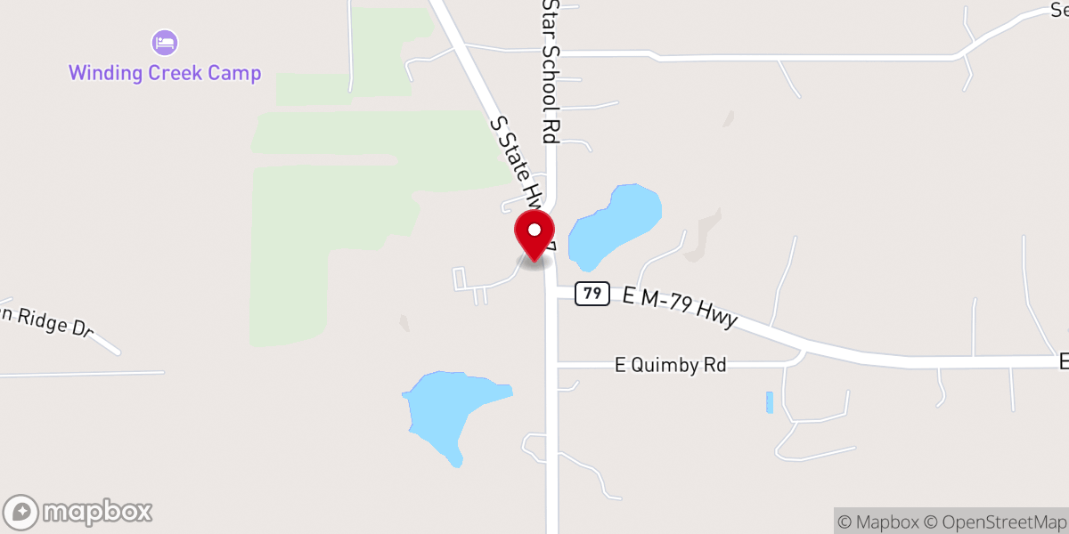 Map showing location of Family Promise of Barry County