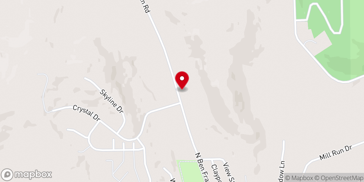 Map showing location of Resurrection Indiana, PCA