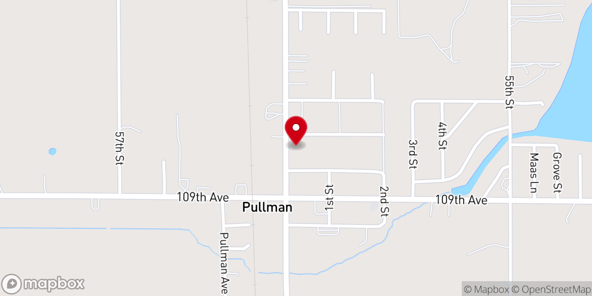 Map showing location of People Helping People of Pullman