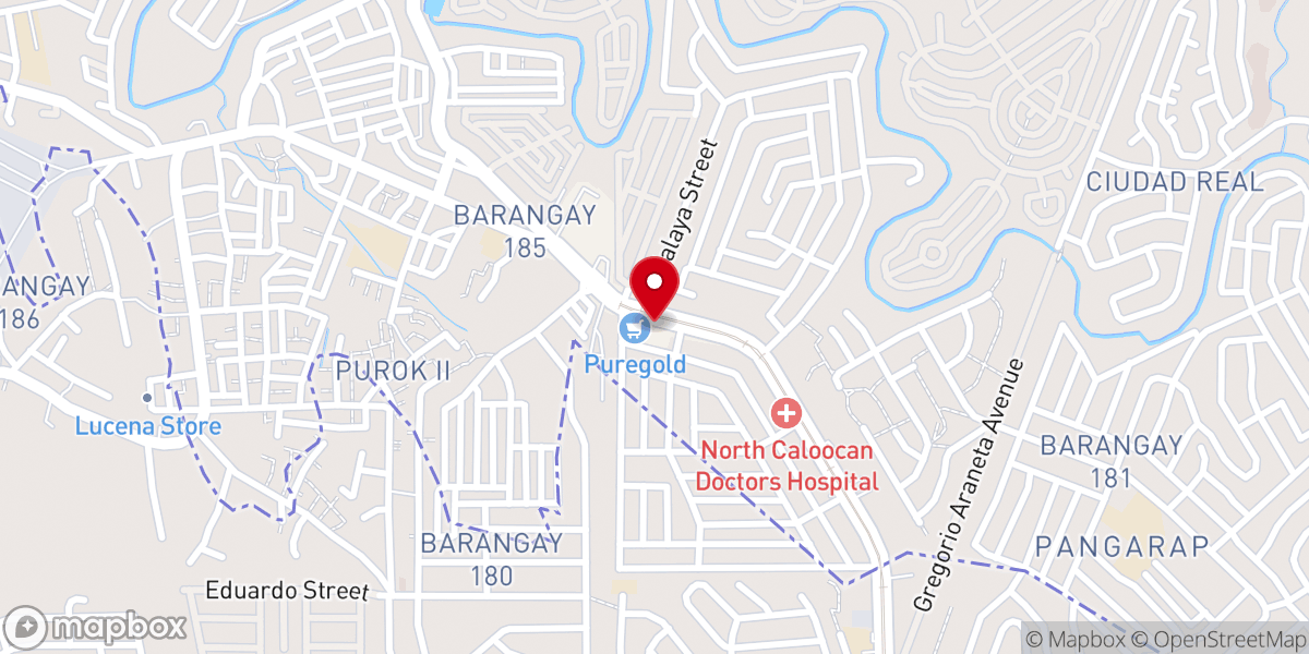 Map showing location of VCA North East Caloocan