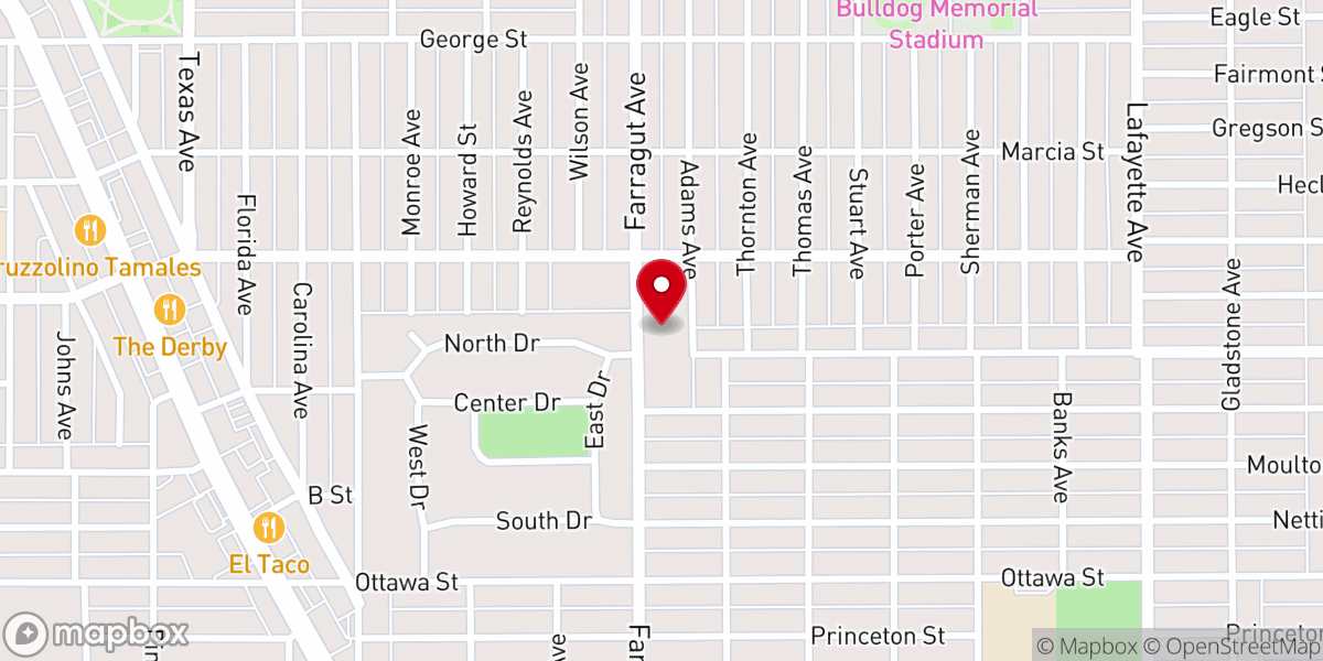 Map showing location of Saint Ann Catholic Church