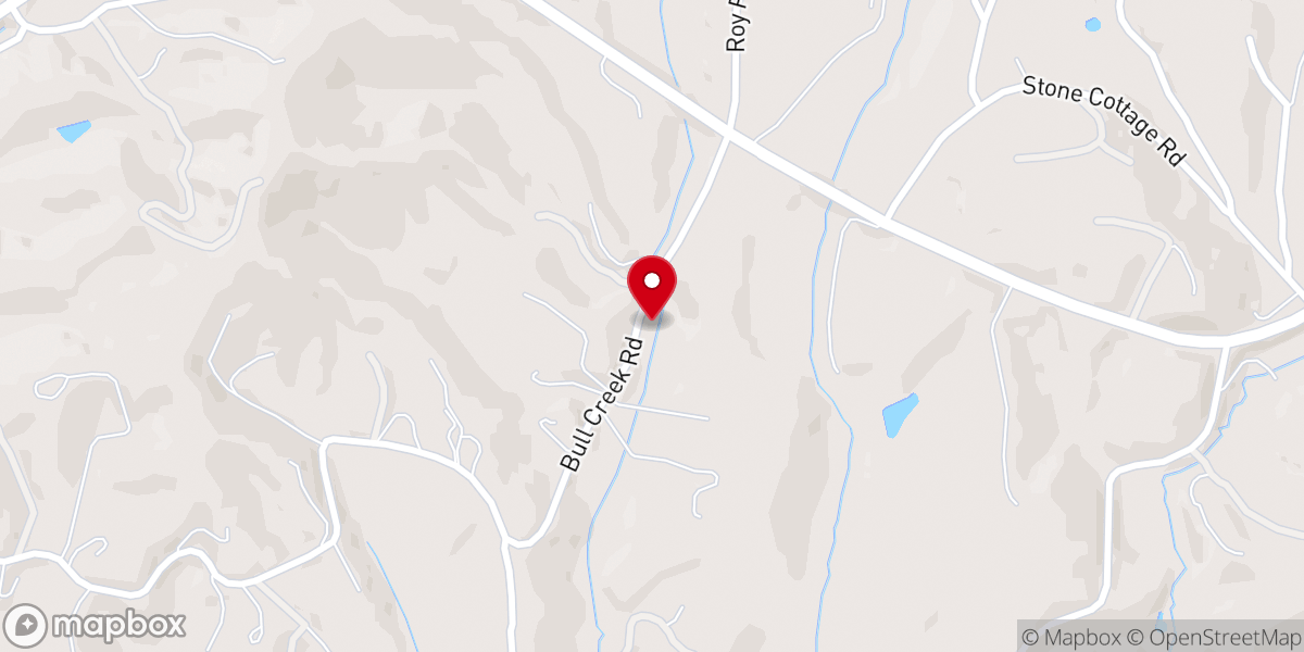 Map showing location of Trinty Baptist Church