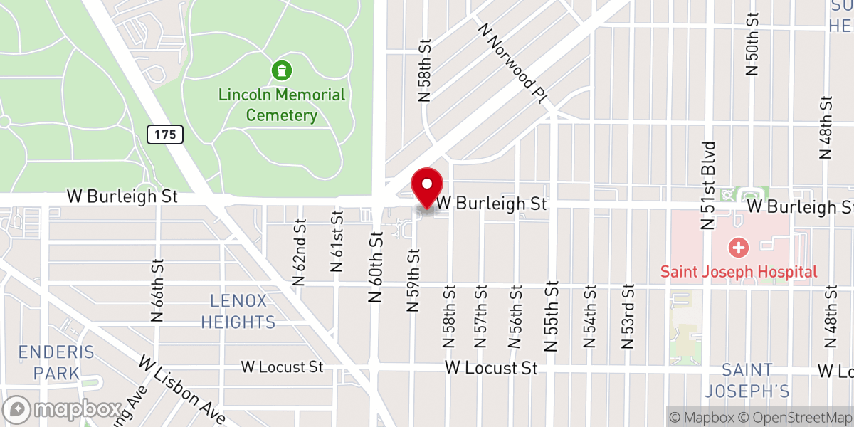 Map showing location of Saint Anne's Cathedral Holy Church of Deliverance