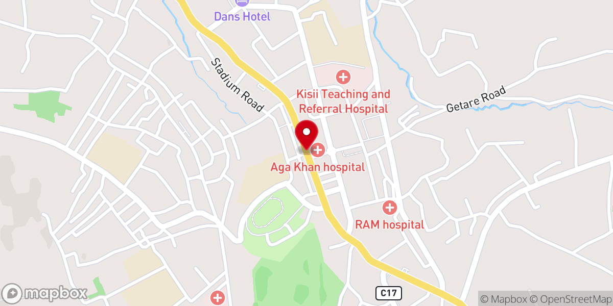 Map showing location of PEFA Church