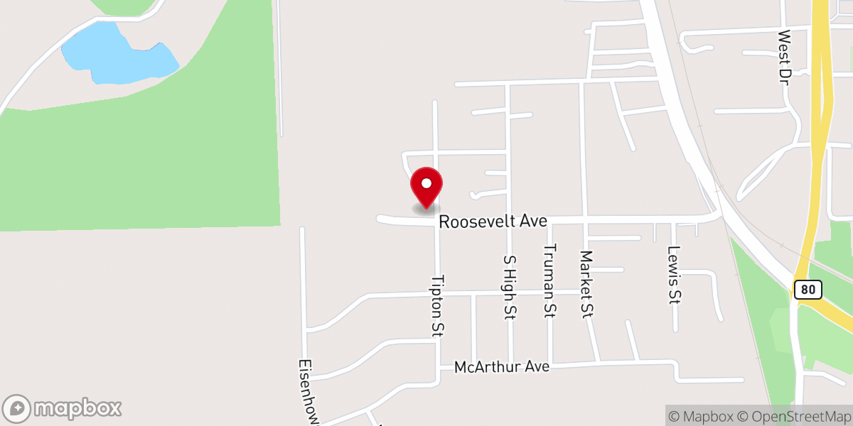 Map showing location of Selmont Community Church