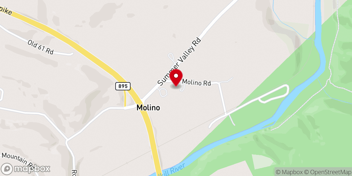 Map showing location of Grace Bible Church