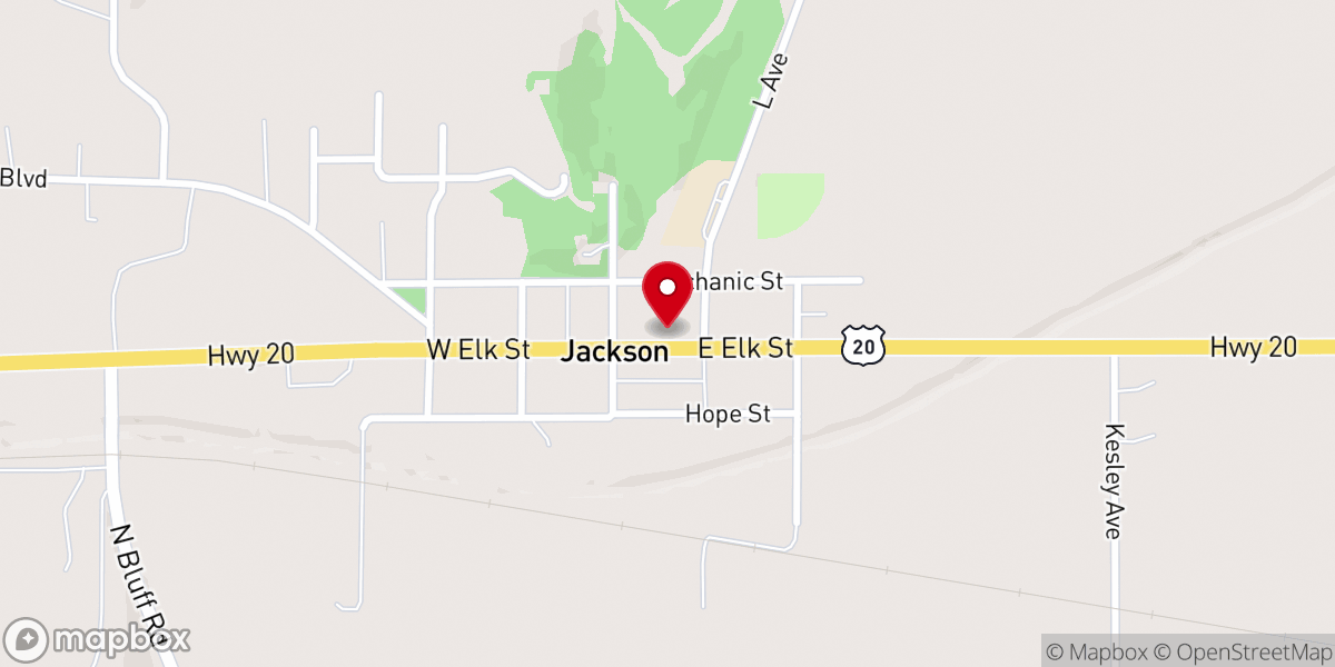 Map showing location of Providence Hall