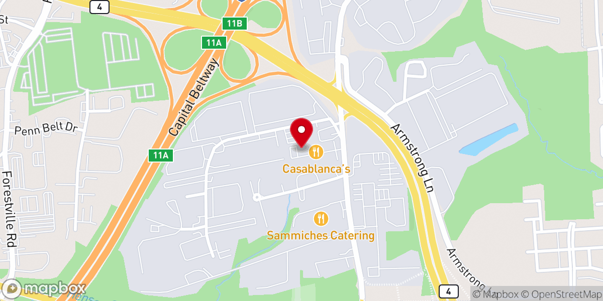 Map showing location of Ministerio Edificando Las Familias