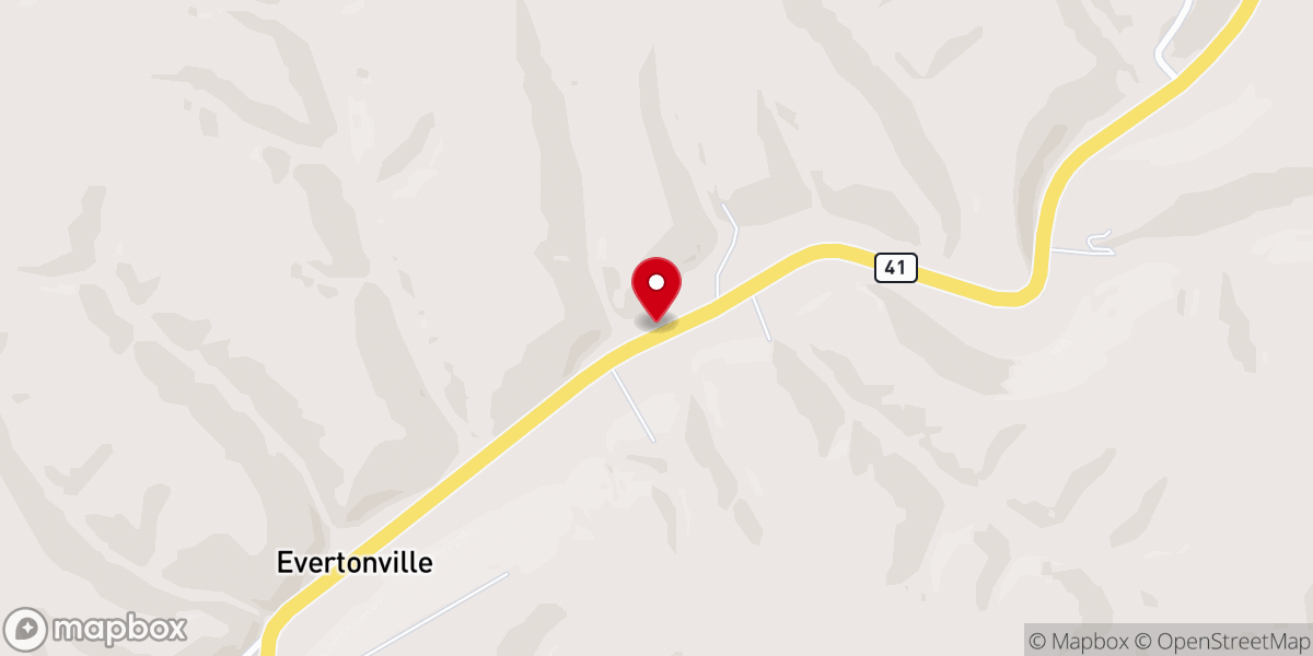 Map showing location of Emon Church