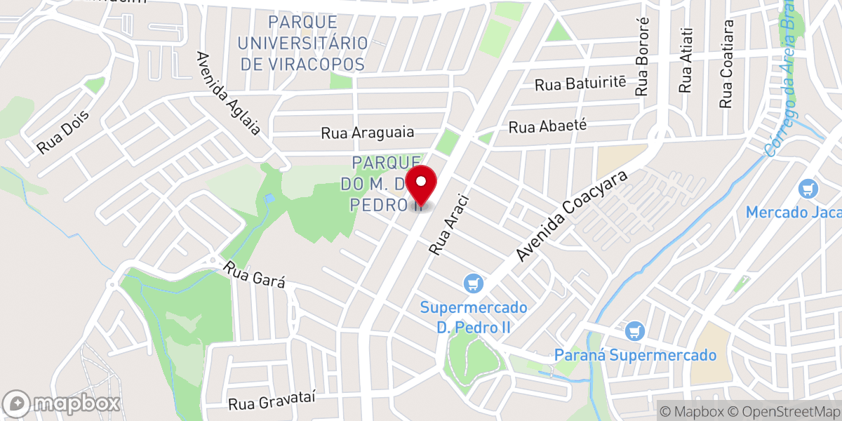 Map showing location of Igreja Batista Das Boas Novas