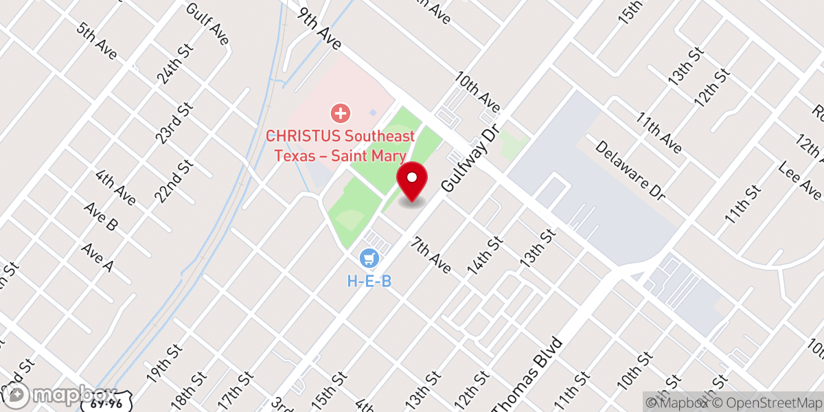 Map showing location of Saint James Catholic Church