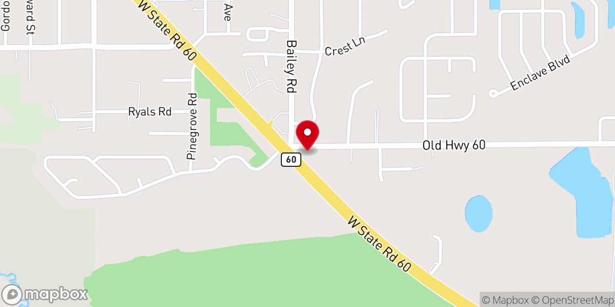 Map showing location of Apostolic Church of Willowoak