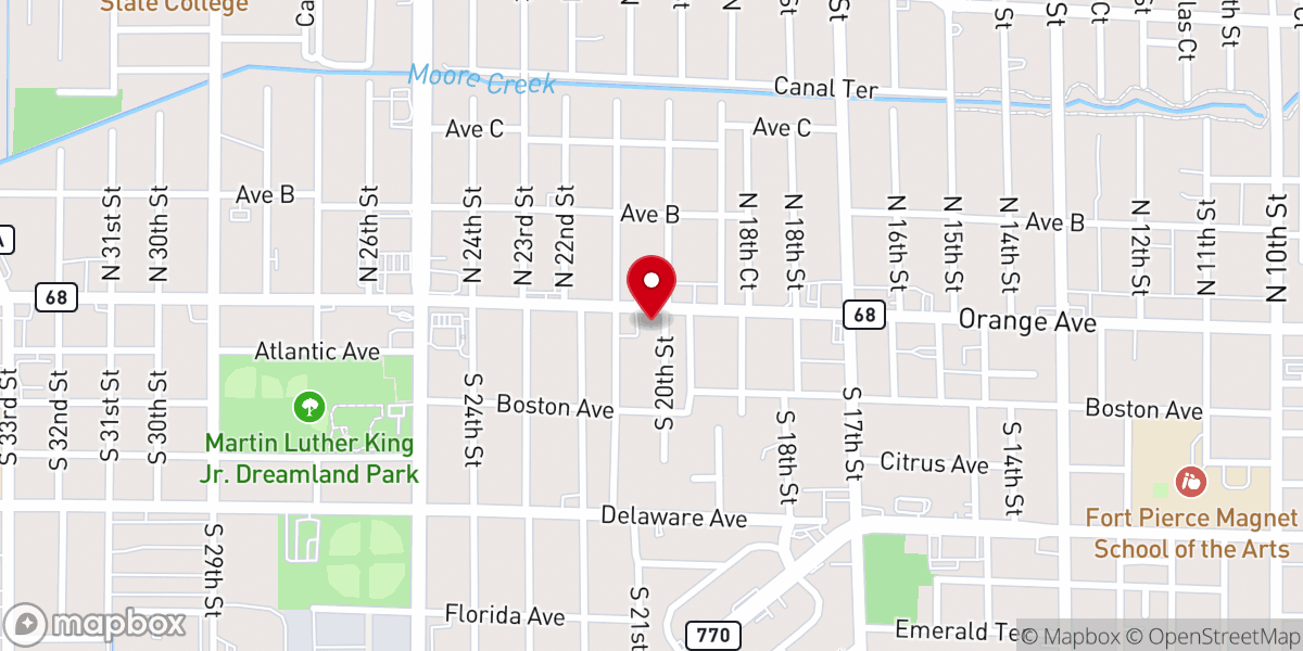Map showing location of IGLESIA JESUS ES EL REY