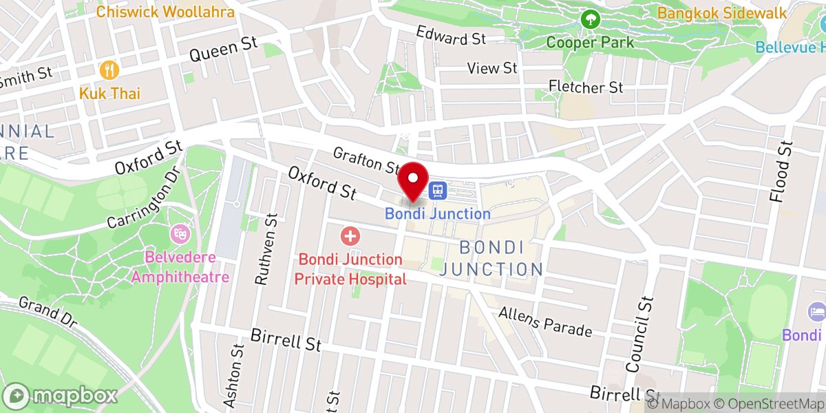 Map showing location of Church in the Market Place