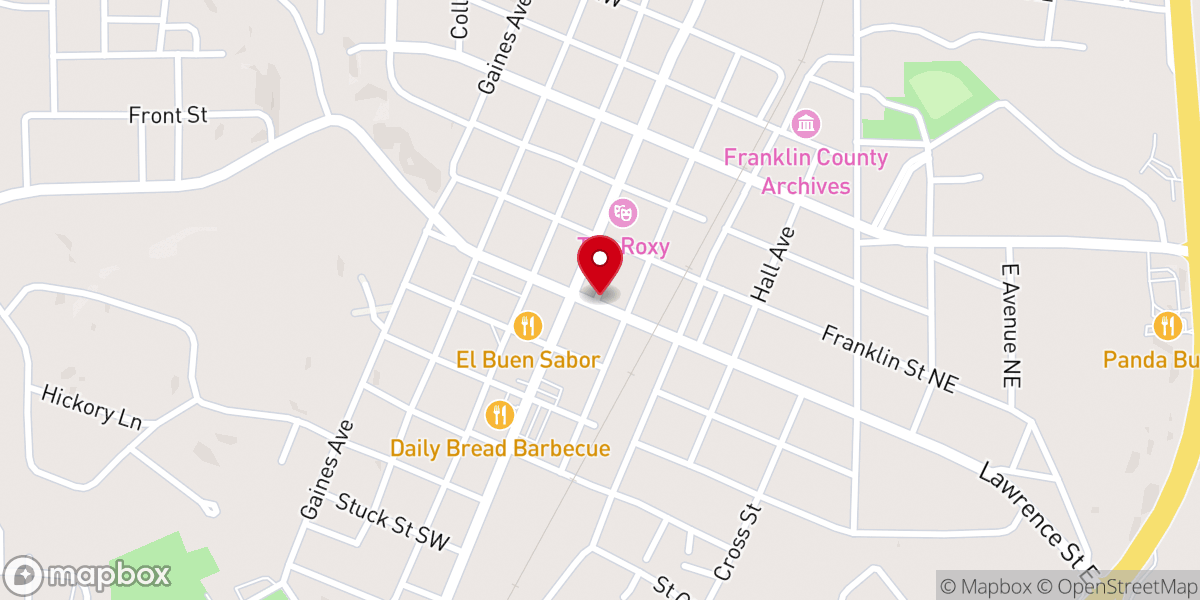 Map showing location of Light House Church