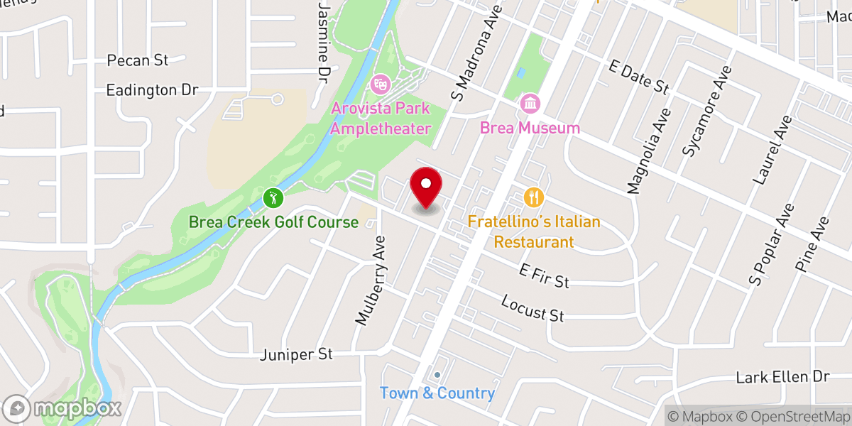 Map showing location of Saint Angela Merici Catholic Church