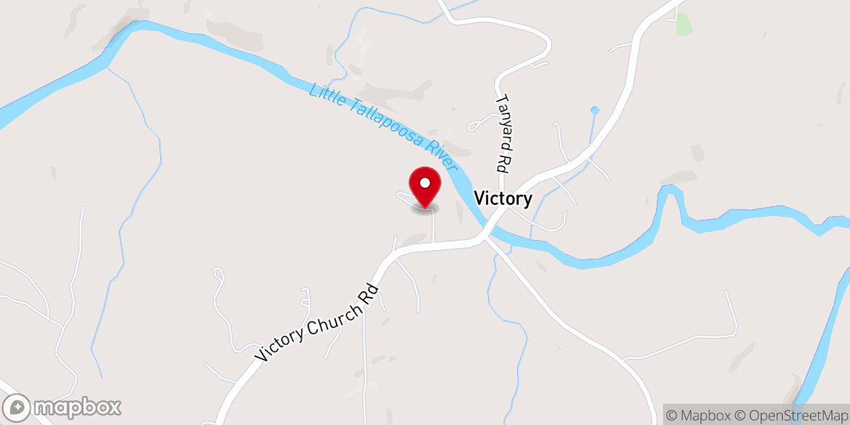 Map showing location of Bible Believers Baptist Church