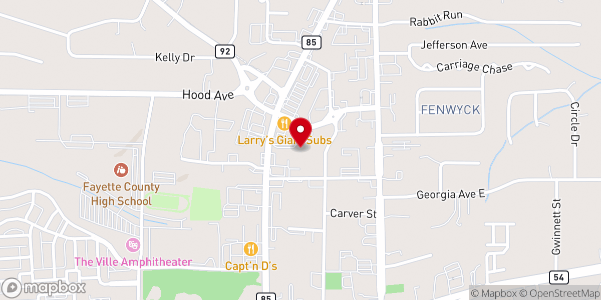 Map showing location of The Great Commission Church - Atlanta