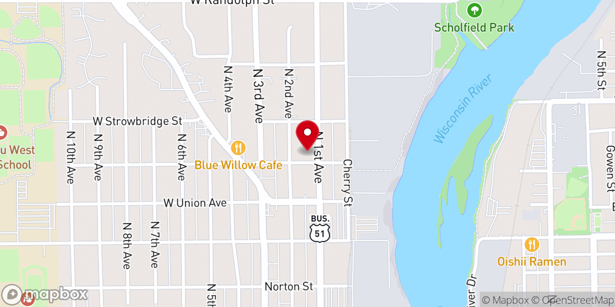 Map showing location of Gilead Church