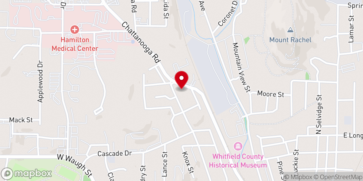 Map showing location of The Salvation Army