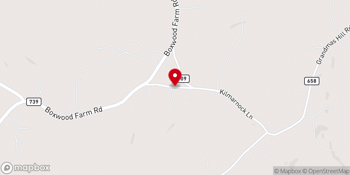 Map showing location of Wesleyan Church