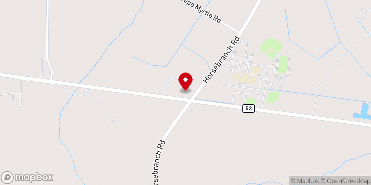 Map showing location of Westview Church