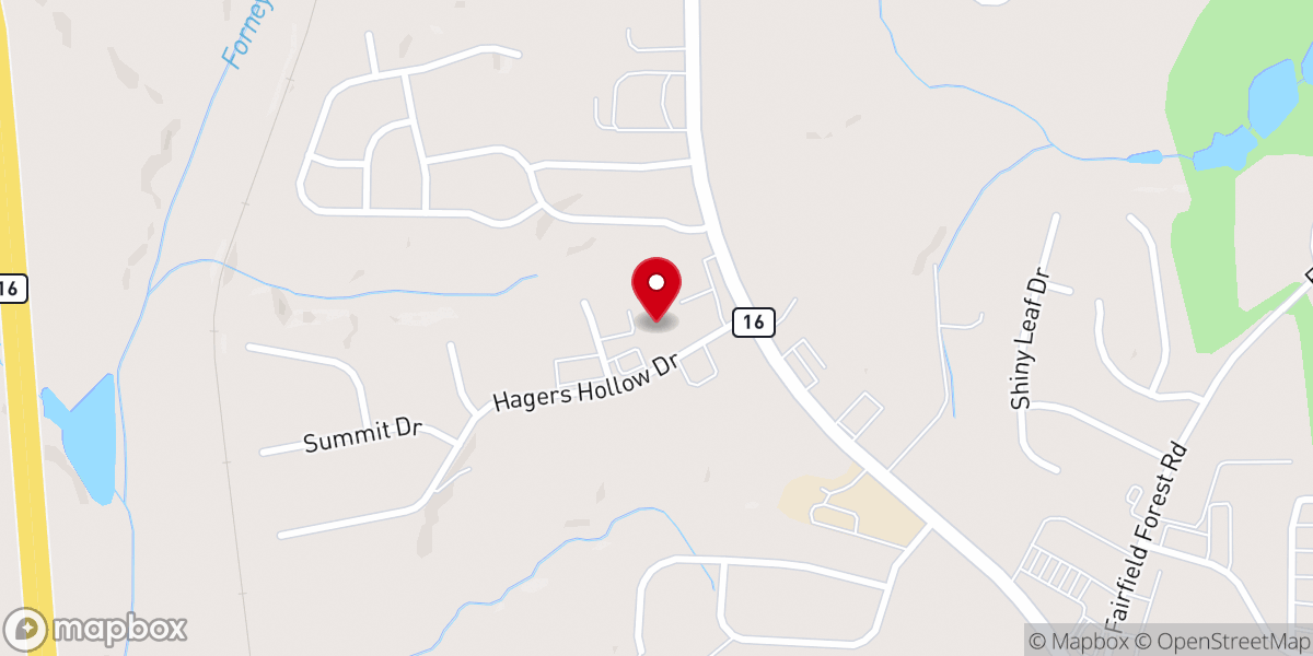 Map showing location of Lake Norman Food Mission - Food Pantry