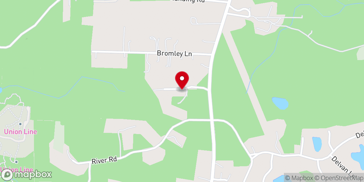 Map showing location of Saint John Catholic Mission