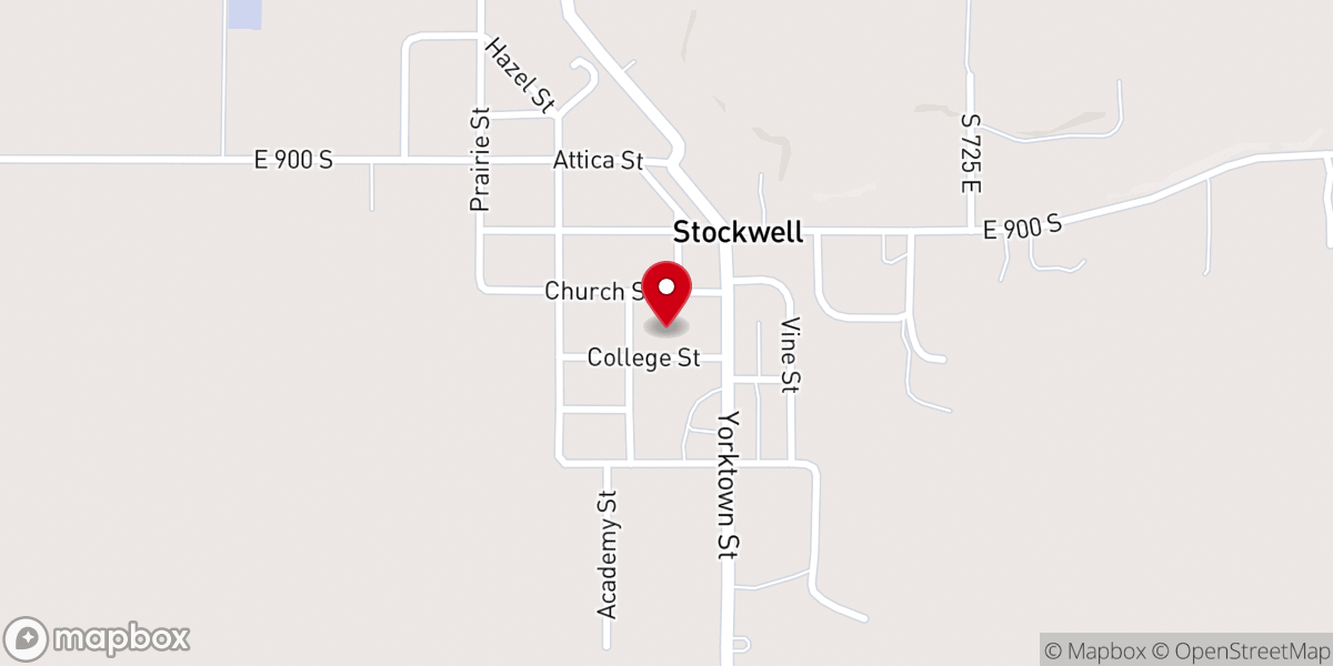 Map showing location of Stockwell Community Church
