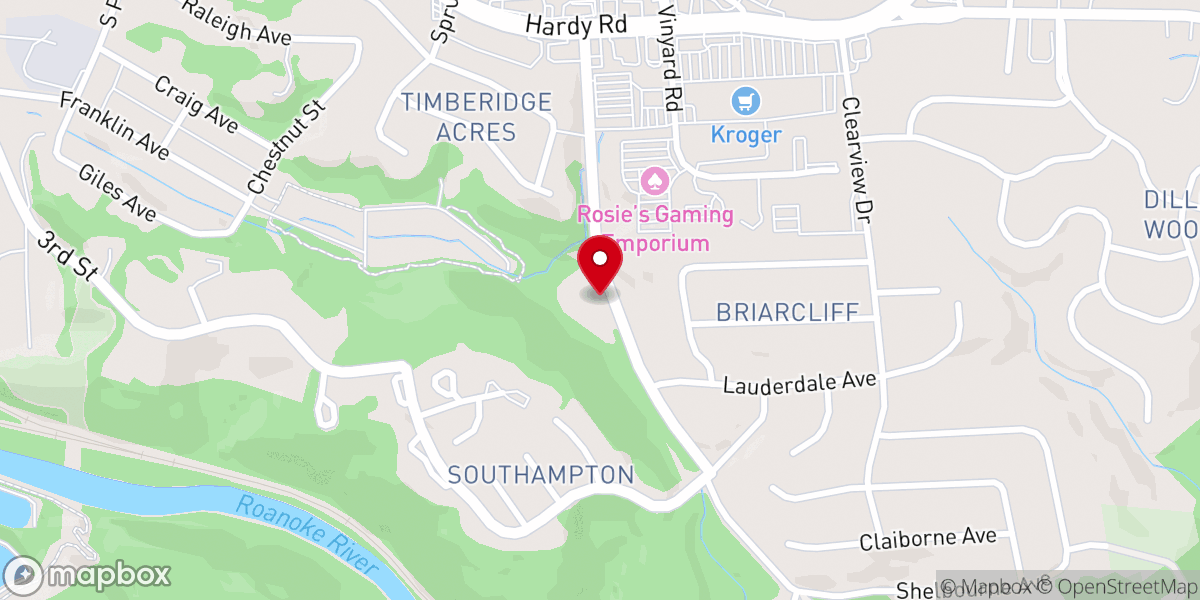 Map showing location of Jesus the Redeemer Church