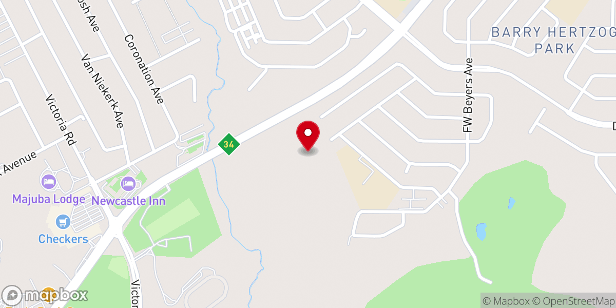 Map showing location of EMkhosini Temple Nazareth Baptist Church