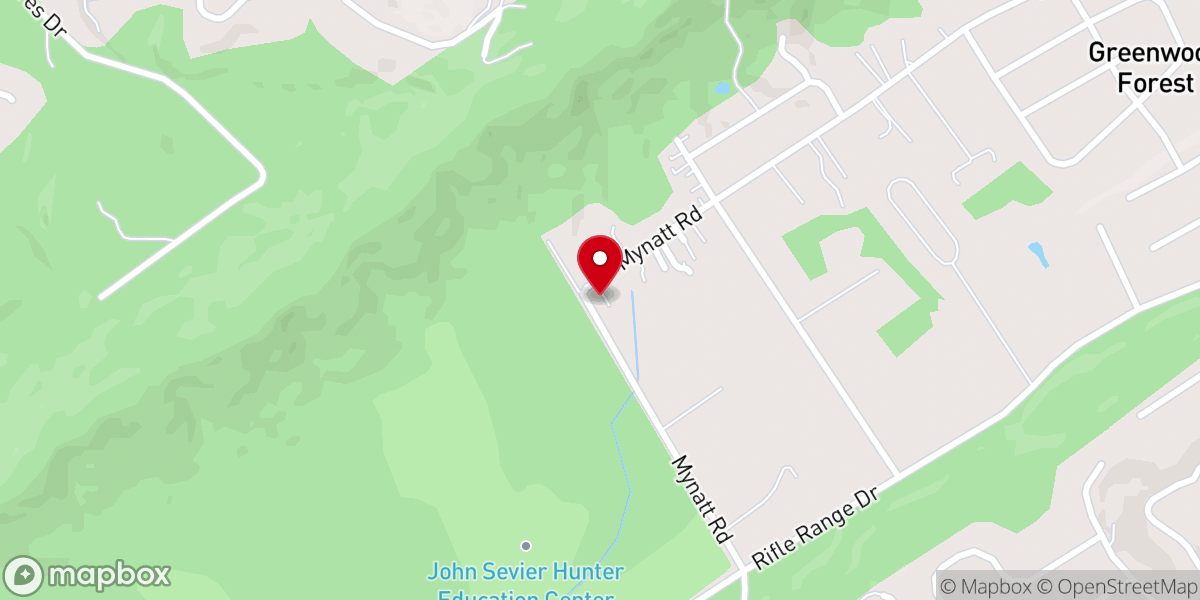 Map showing location of Cornerstone Baptist Church