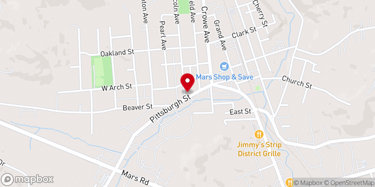 Map showing location of New Horizon Church