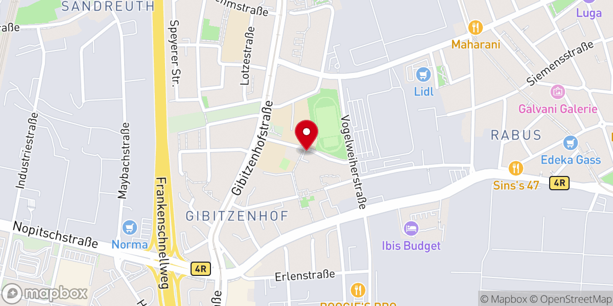 Map showing location of Kroatische katholische Mission