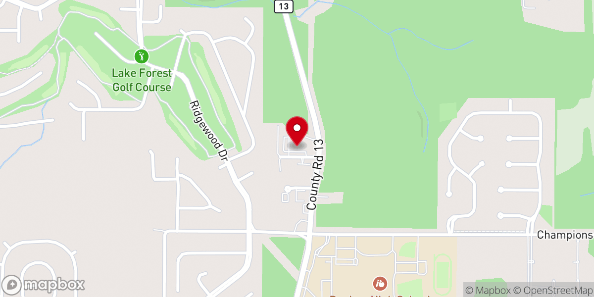 Map showing location of Daphne Alabama Family History Center