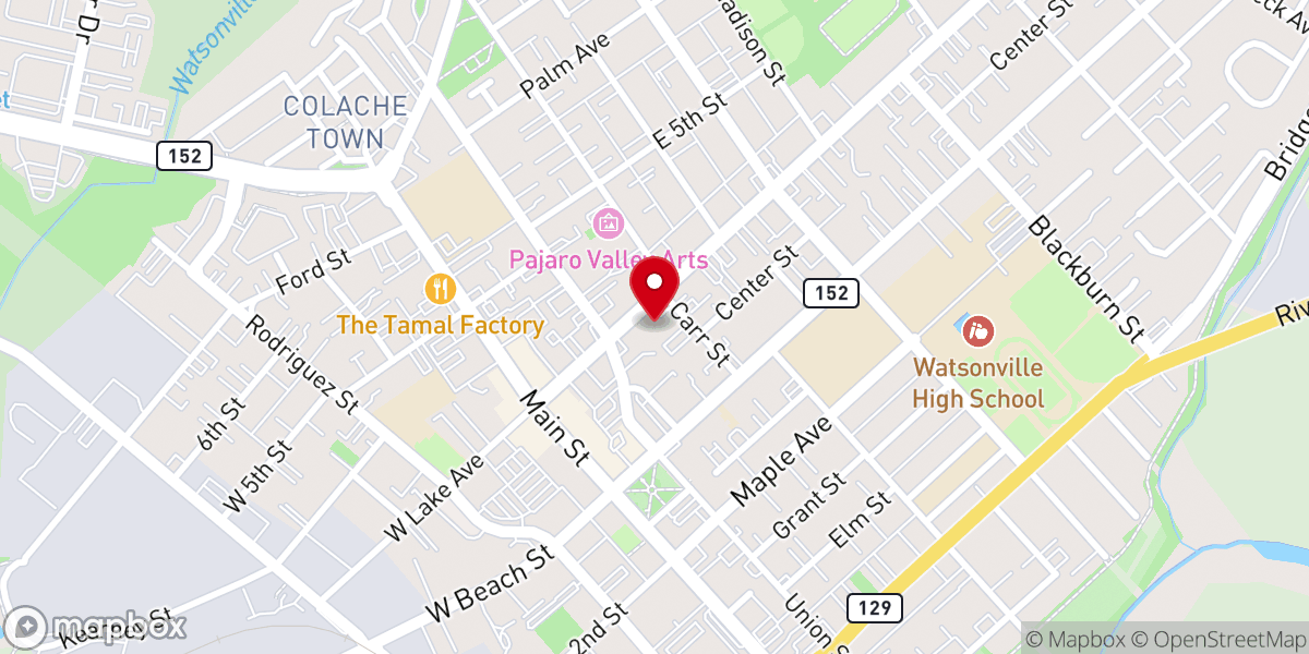 Map showing location of Puerta Camino Y Meta