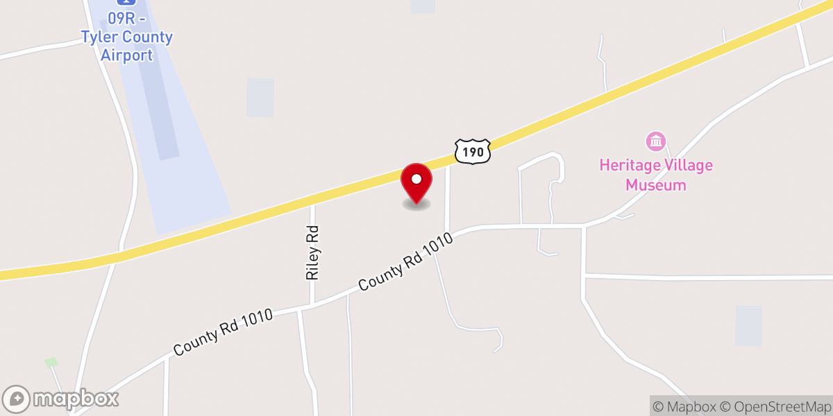 Map showing location of Dogwood Hills Baptist Church