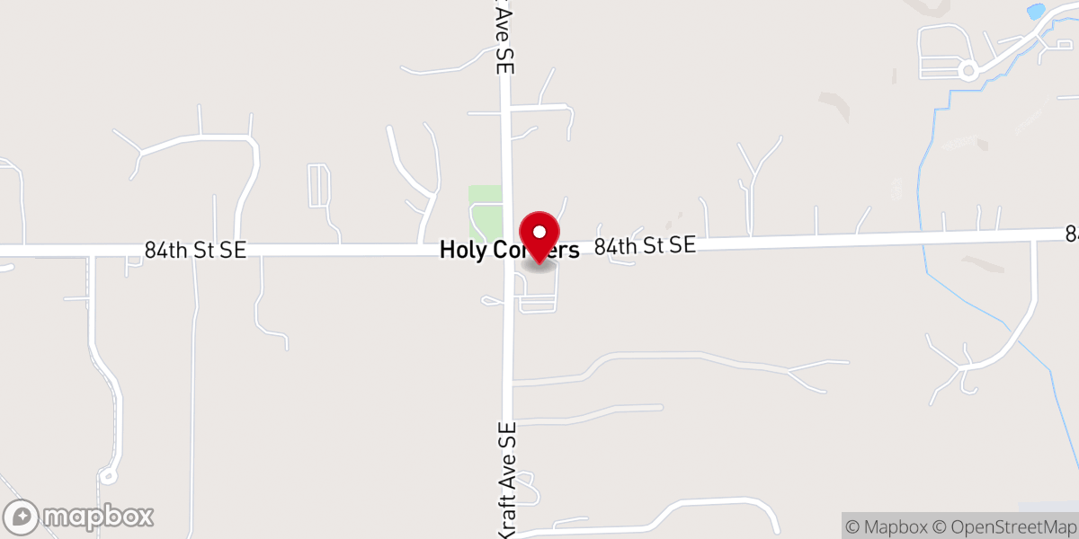 Map showing location of St. Paul Lutheran Church & Preschool, Caledonia, MI