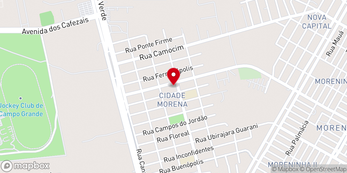 Map showing location of Igreja Matriz Paróquia Nossa Senhora Aparecida das Moreninhas
