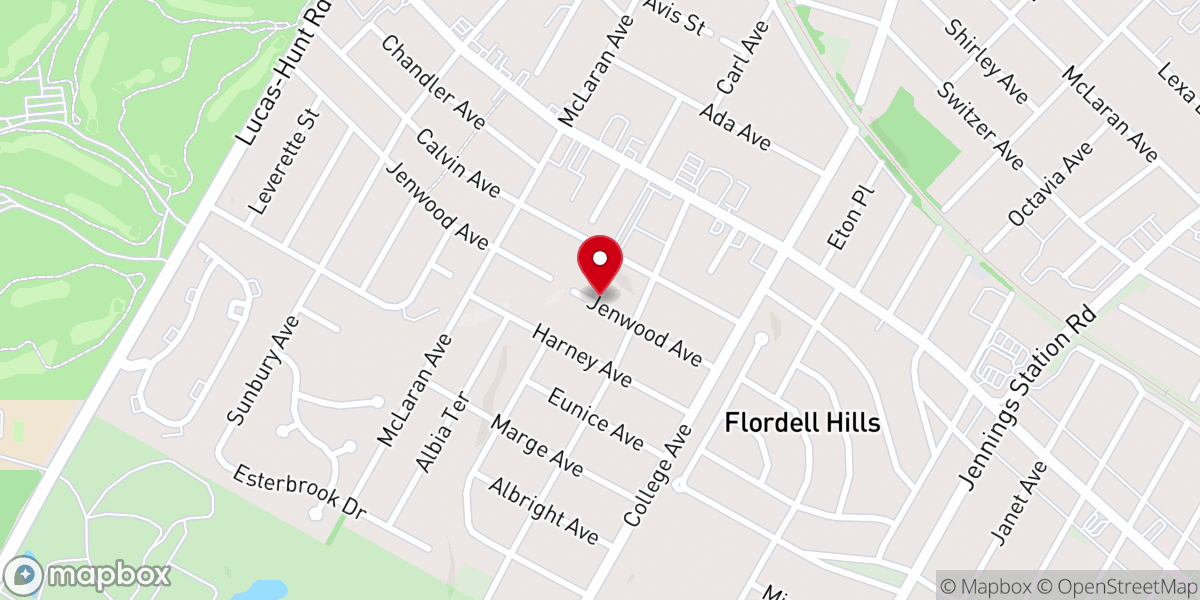 Map showing location of Upon This Rock Church of God