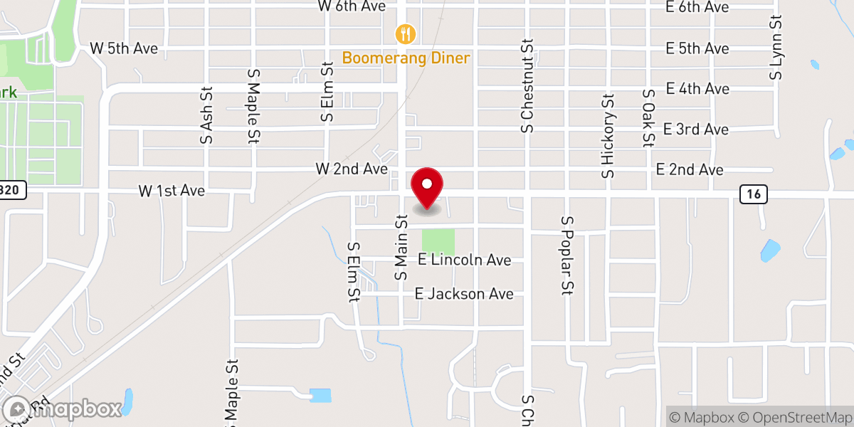 Map showing location of Rainbow Health Care Community