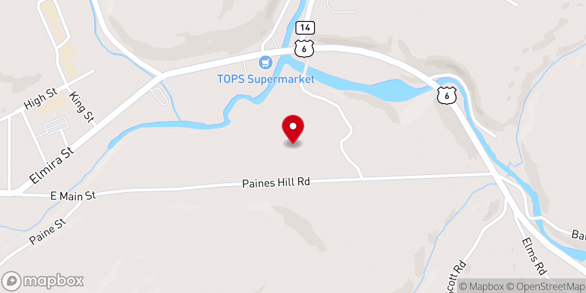 Map showing location of Victory Church