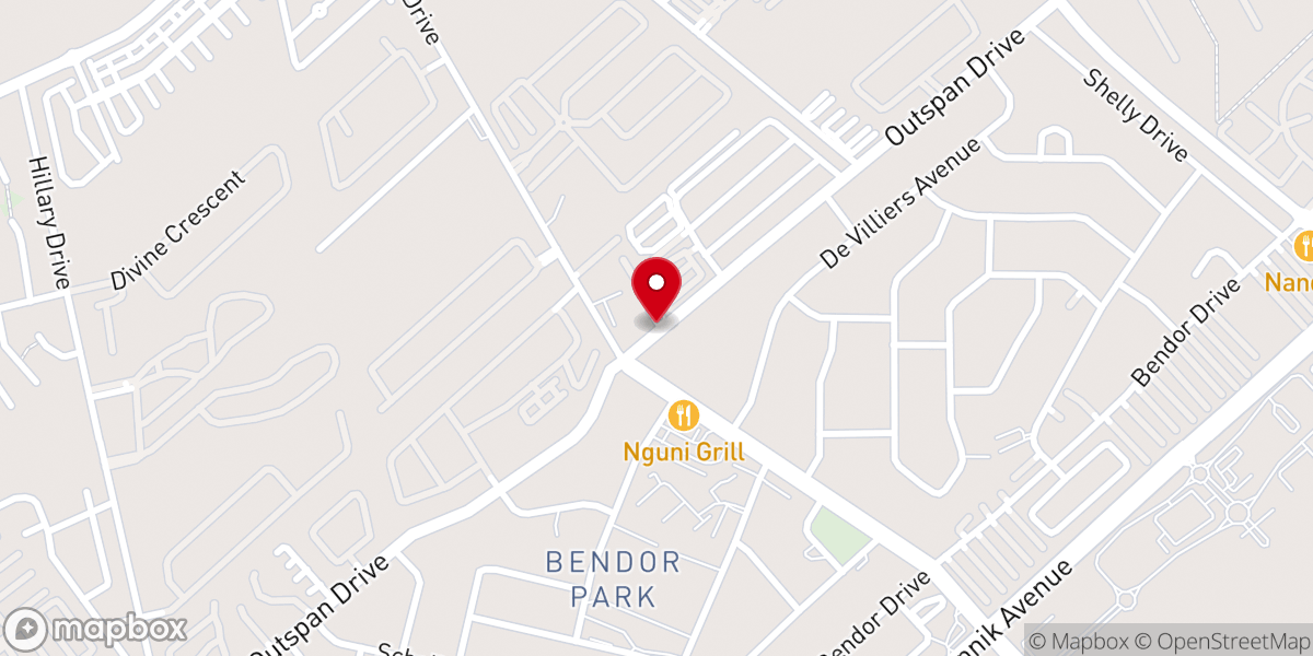 Map showing location of House of Ministries Church