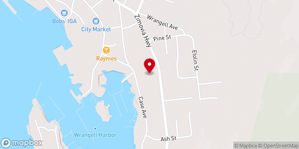 Map showing location of Salvation Army Church