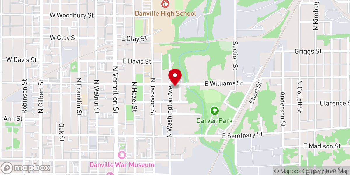 Map showing location of Wallace Chapel
