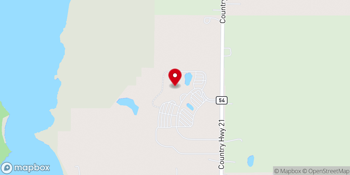 Map showing location of Eagle Brook Church in Lino Lakes, MN
